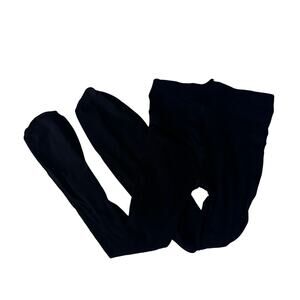 Danskin Black Freestyle Dance Tights - Size 7-10